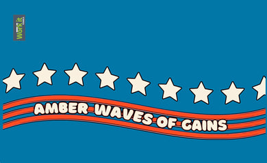 Amber Waves of Gains Gym Towel