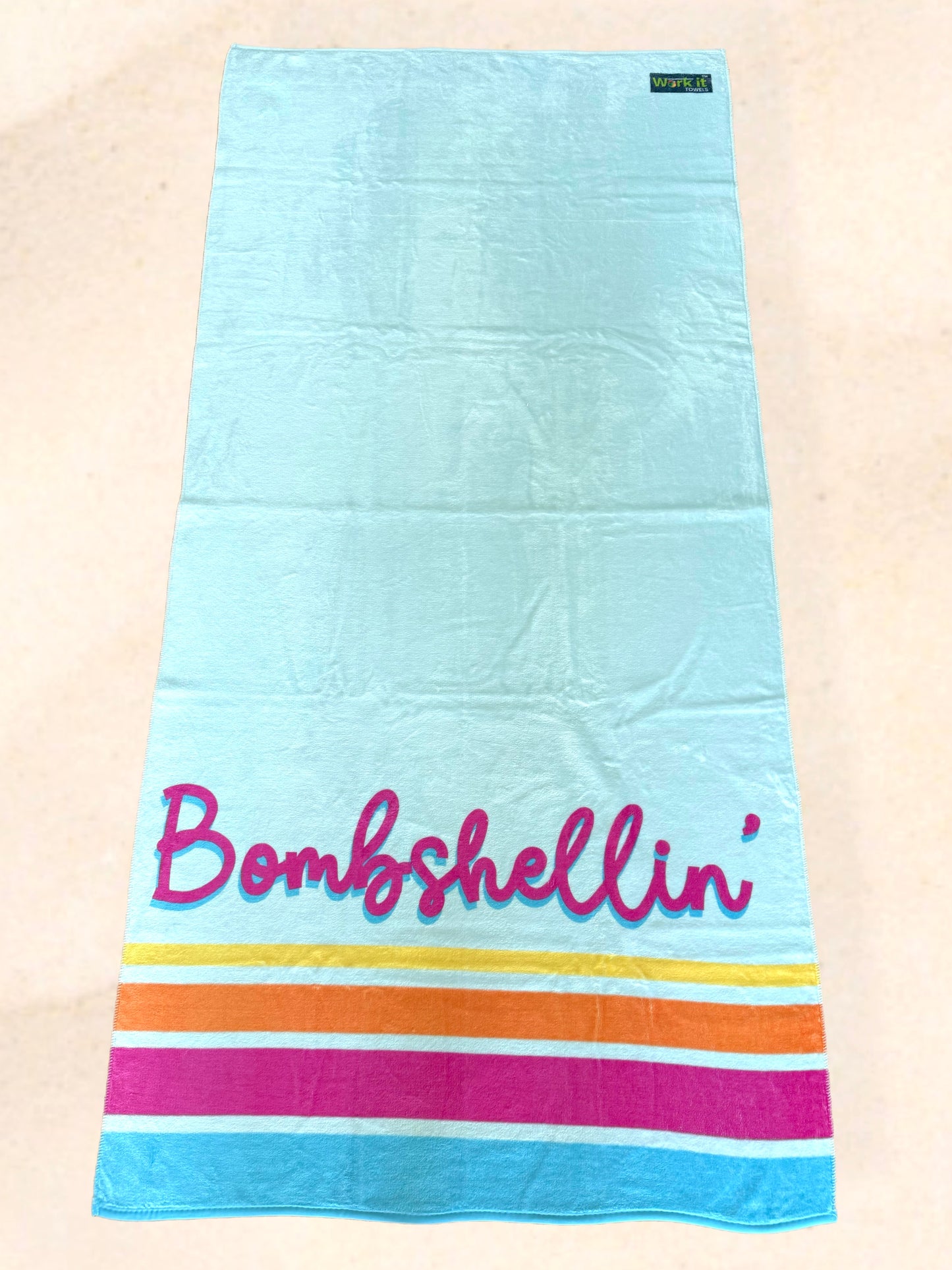 Bombshellin' Beach Towel Summer of Love