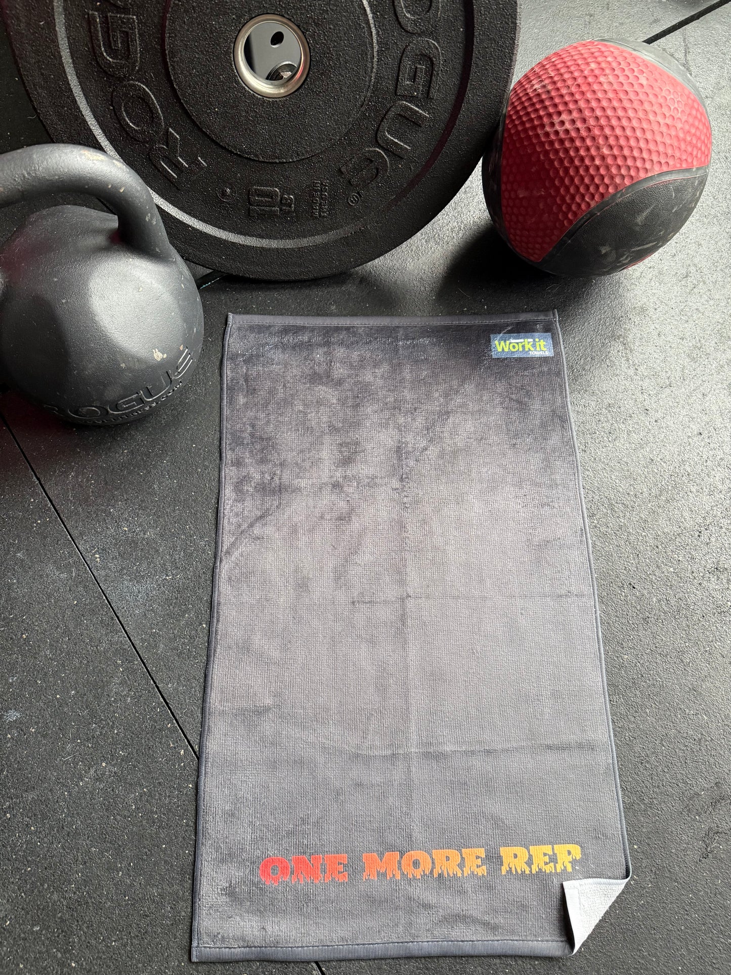 One More Rep Flame Gym and Fitness Towel