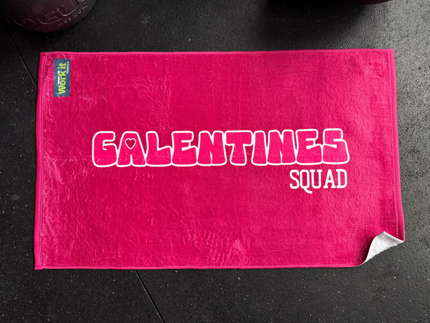 Galentines Squad Gym Towel for Sweat and Fitness
