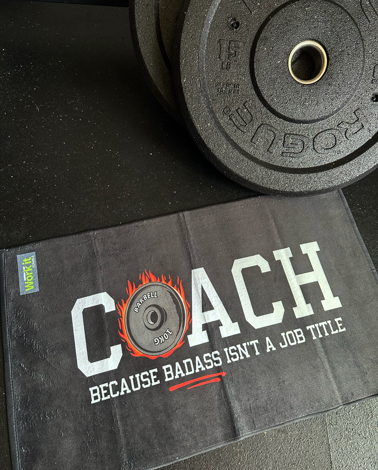 Coach Plate Gym Towel