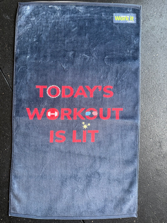 Lit Workout Gym Towel