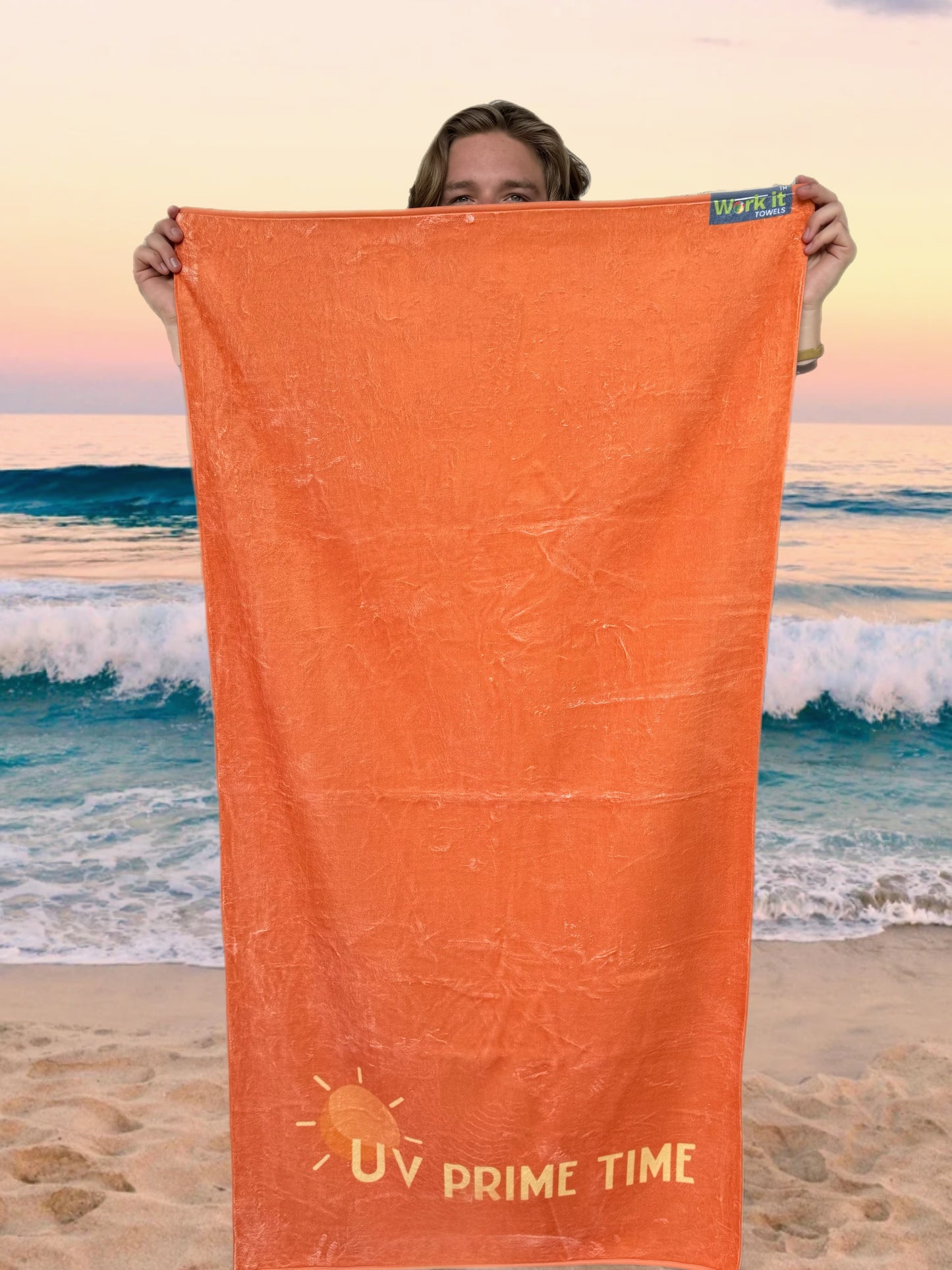 UV Prime Time premium Beach Towel