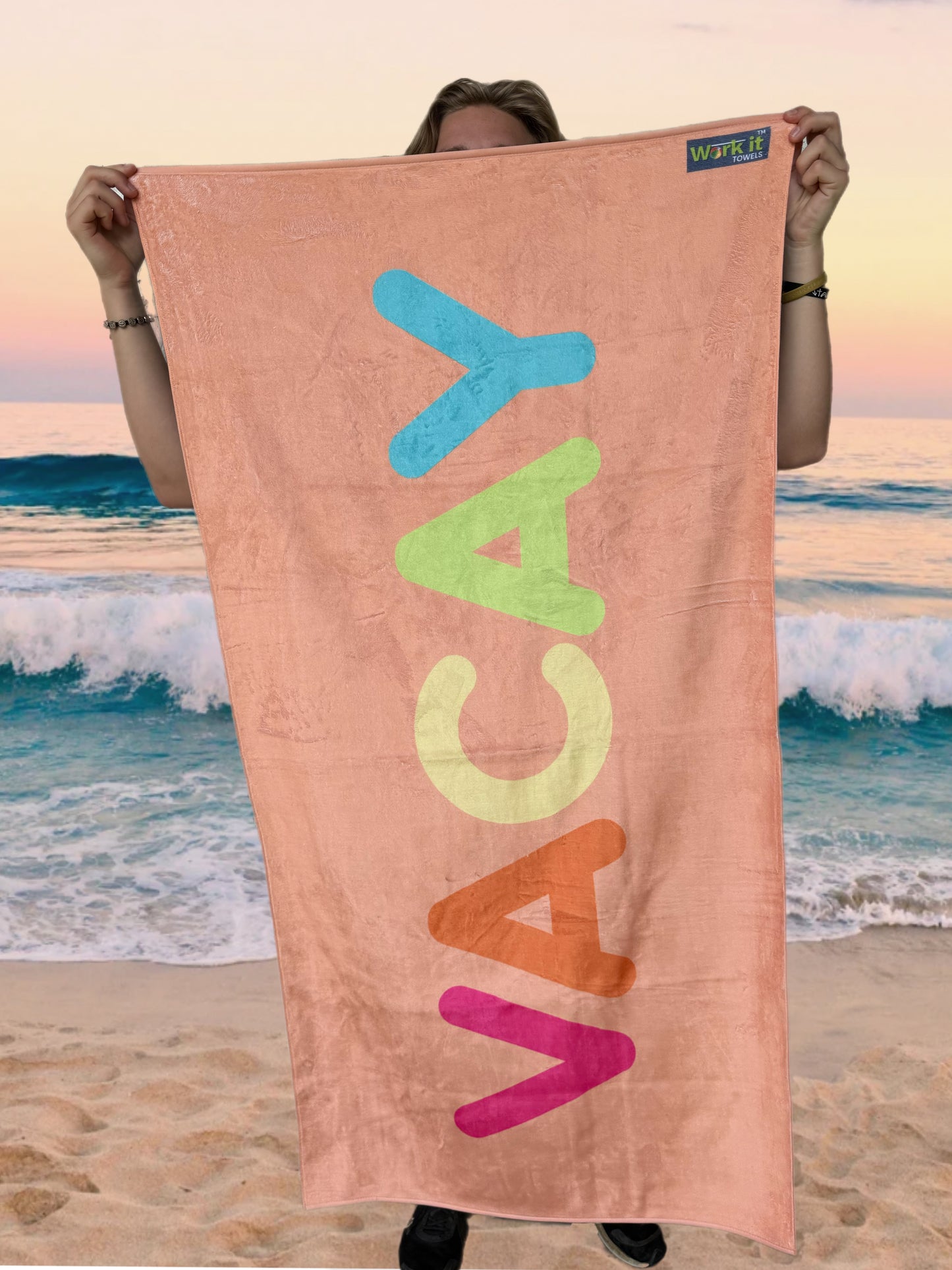 Vacay premium Beach Towel