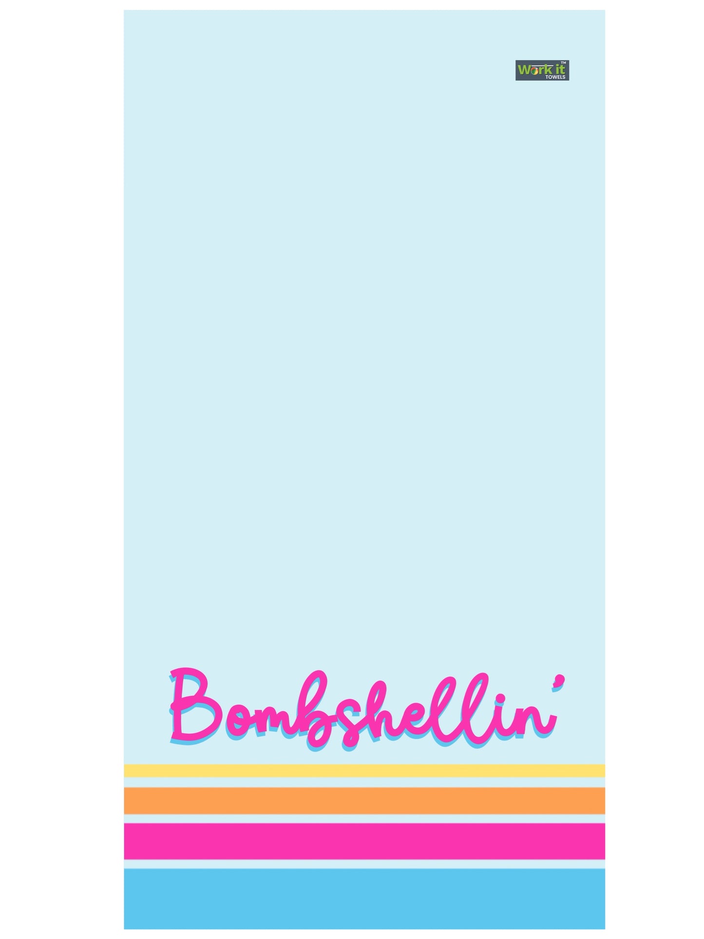 Bombshellin' Beach Towel Summer of Love