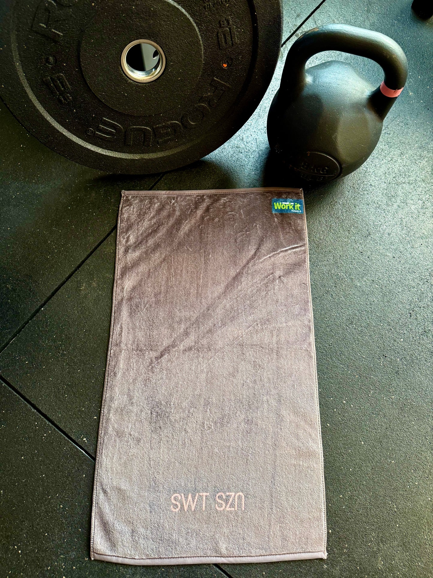 Chocolate SWT SZN premium gym towel