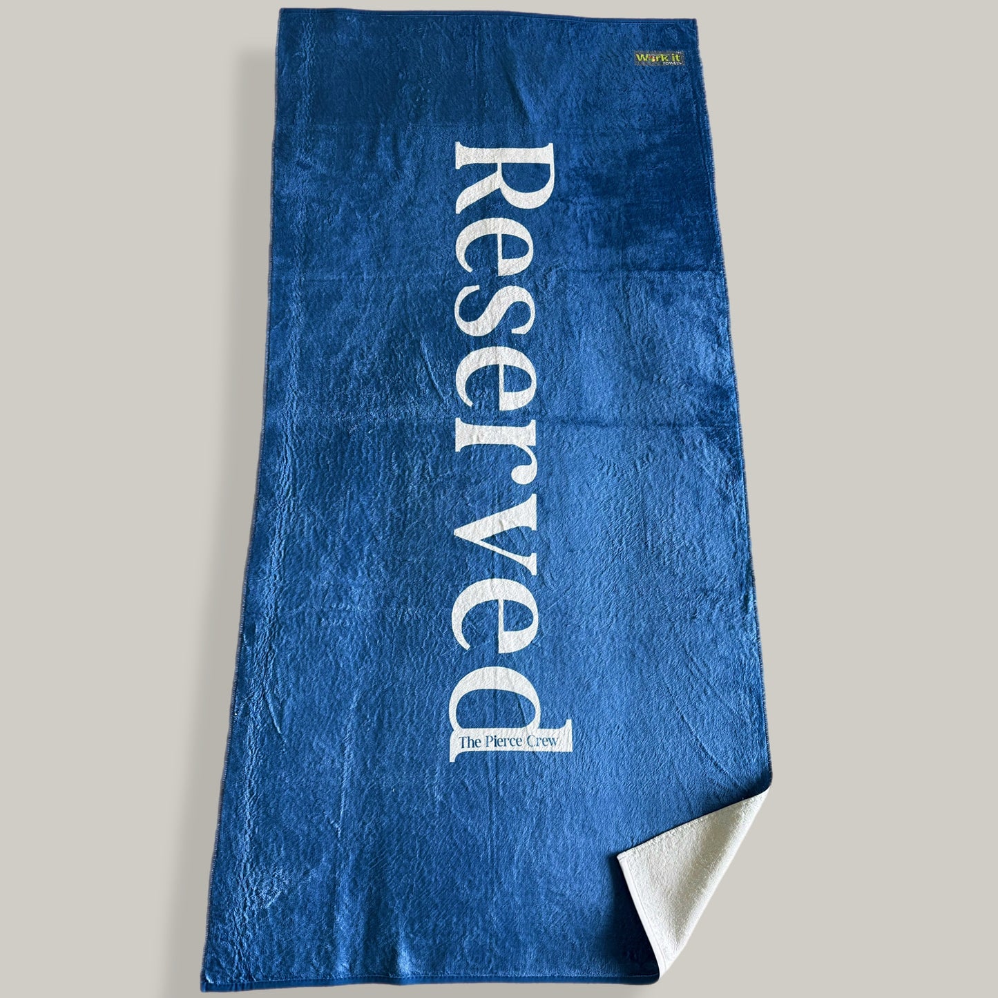 'Reserved' Beach Towel- personalized