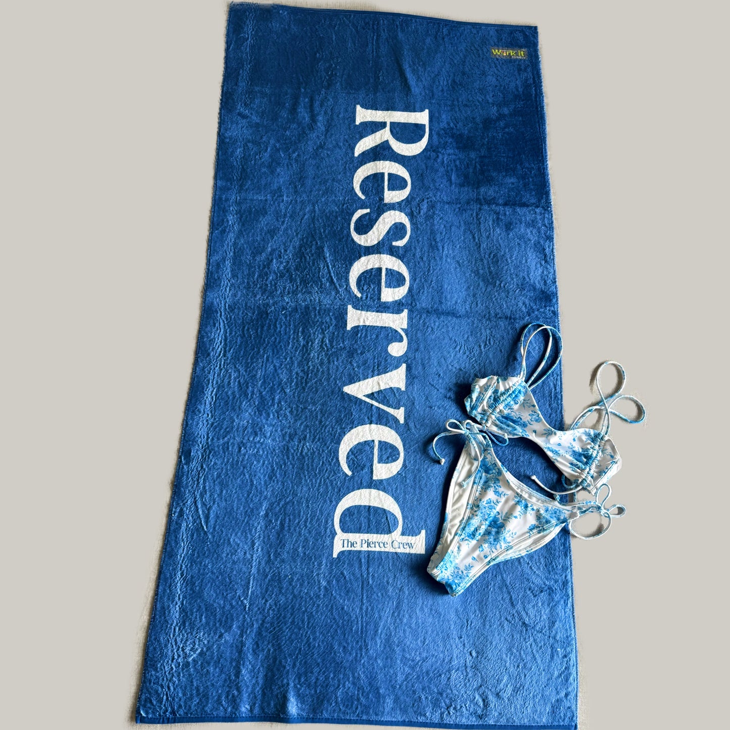 'Reserved' Beach Towel- personalized