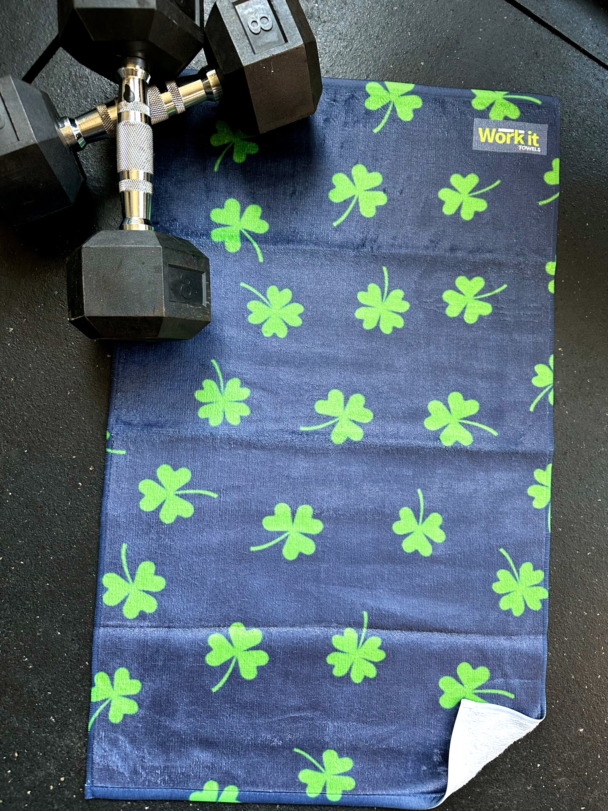 Shamrock Gym Towel Irish St Patrick's Day