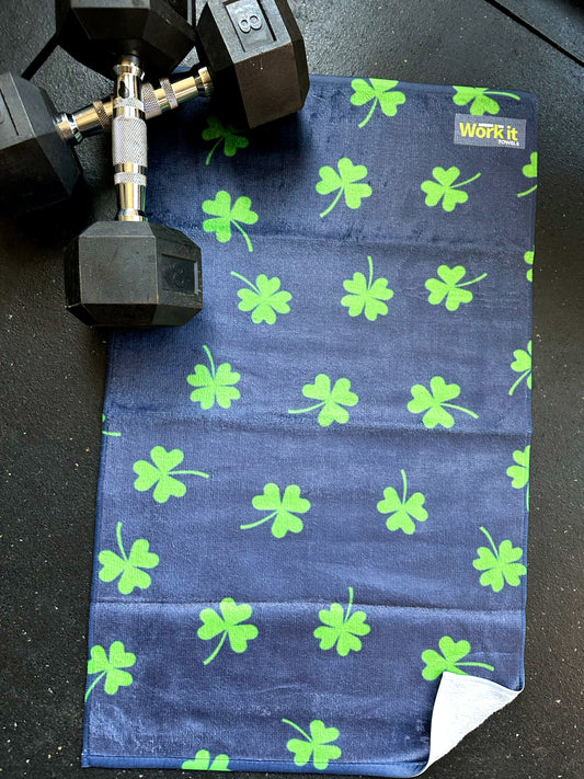 Shamrock Gym Towel Irish St Patrick's Day