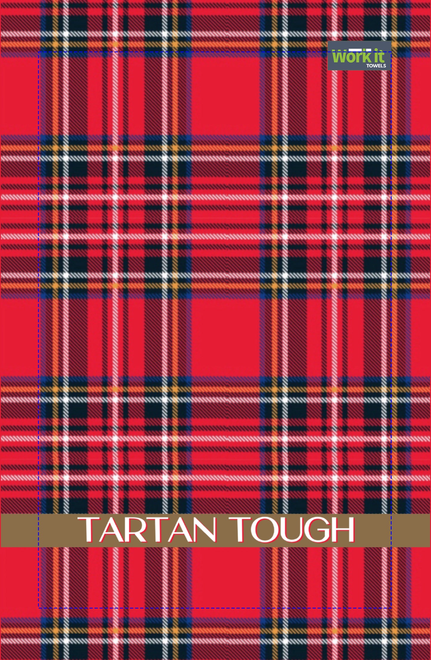 Tartan Tough Gym Towel