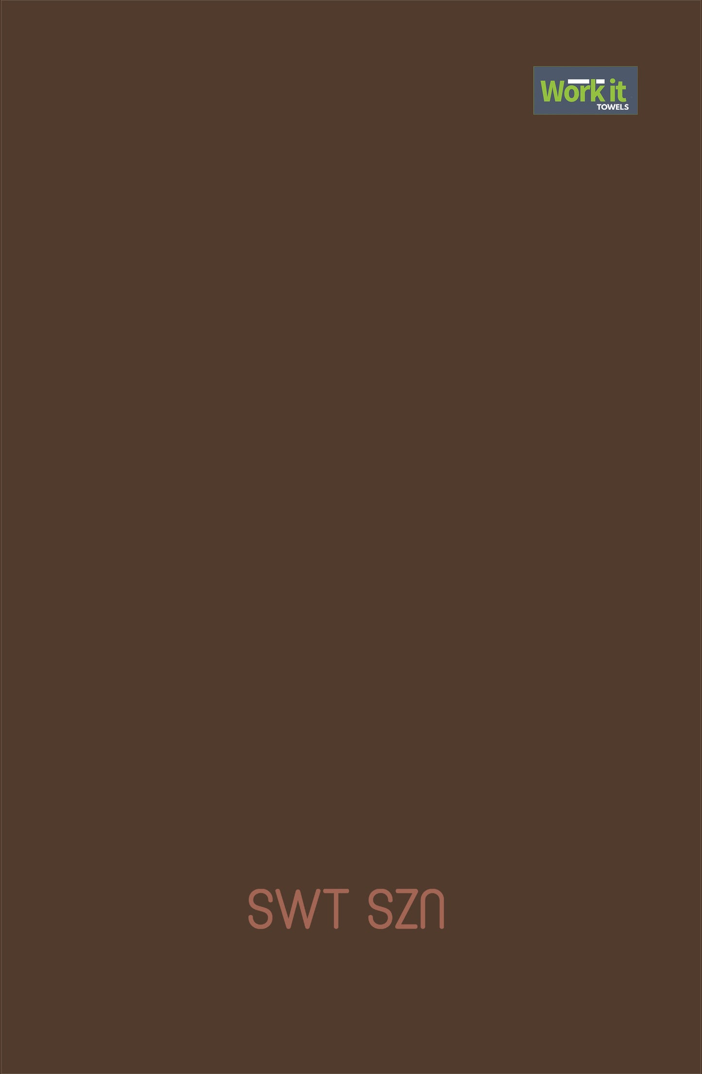 Chocolate SWT SZN premium gym towel