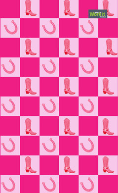 Cowgirl Pink Gym Towel