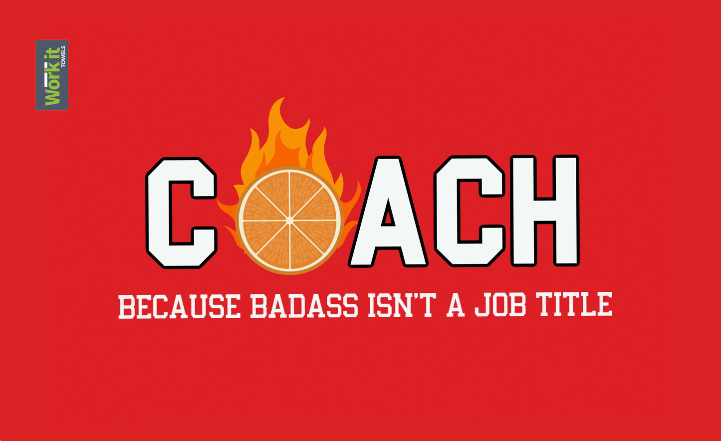 Coach- more than a title Gym Towel