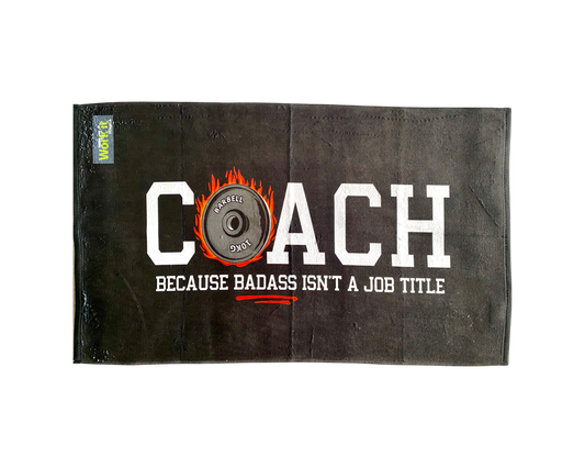 Coach Plate Gym Towel
