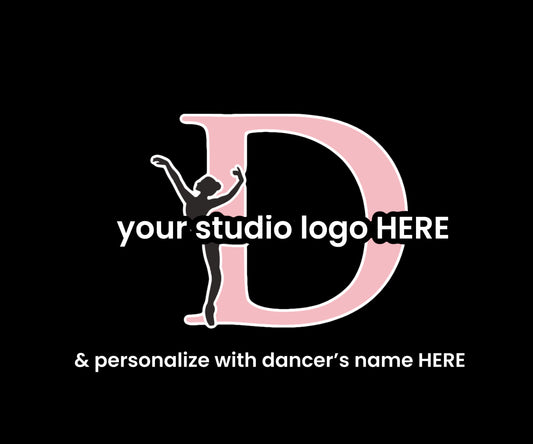 Personalized Dance Studio Blanket- perfect gift for competitions and conventions