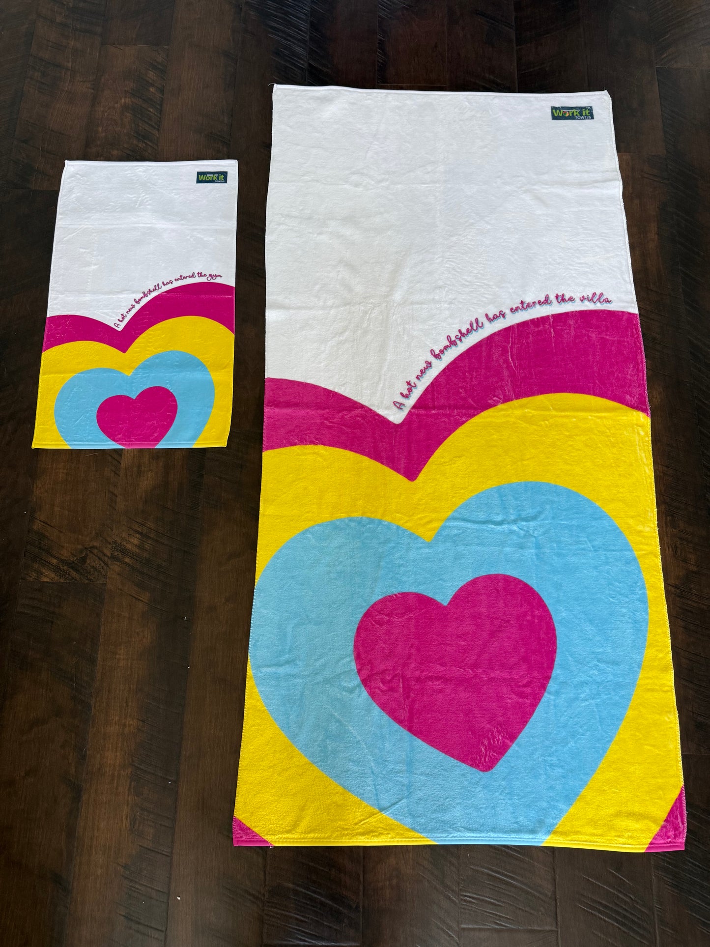 Hot New Bombshell Entered the Gym Fitness Towel Summer of Love