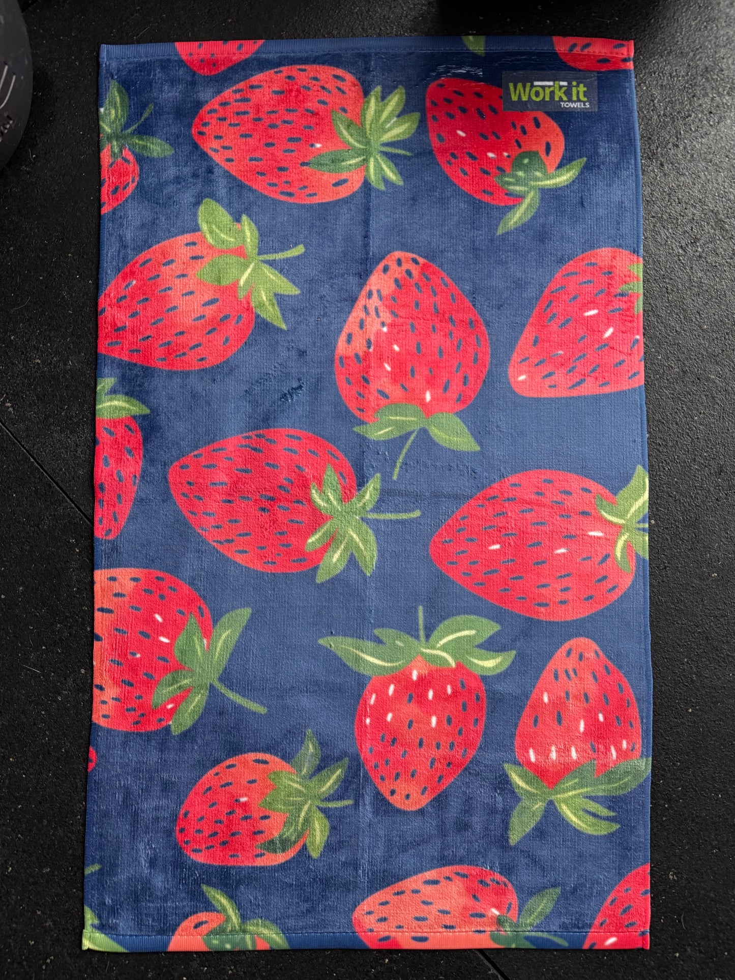 Strawberry Blue Fitness and Gym Towel