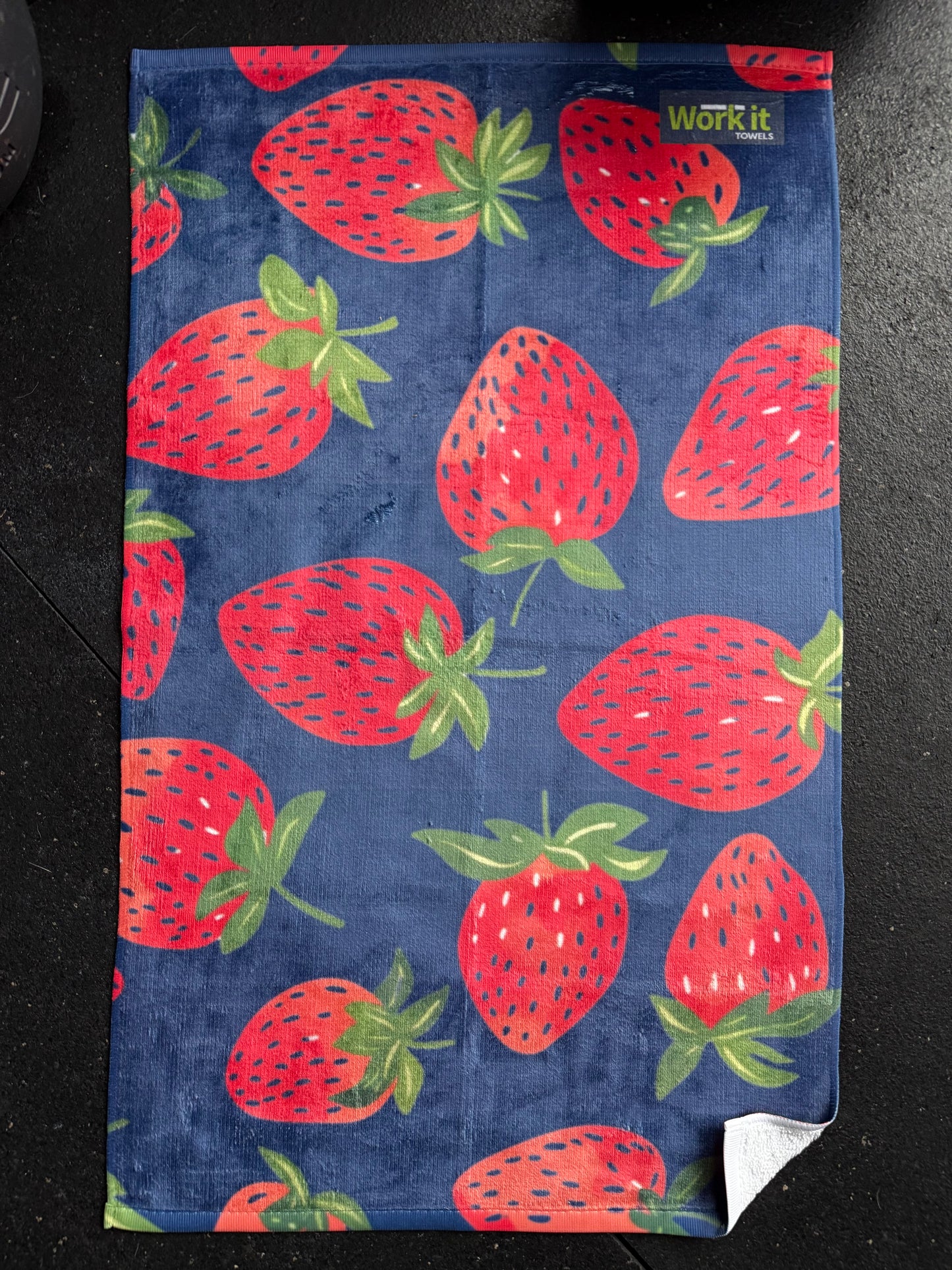 Strawberry Blue Fitness and Gym Towel