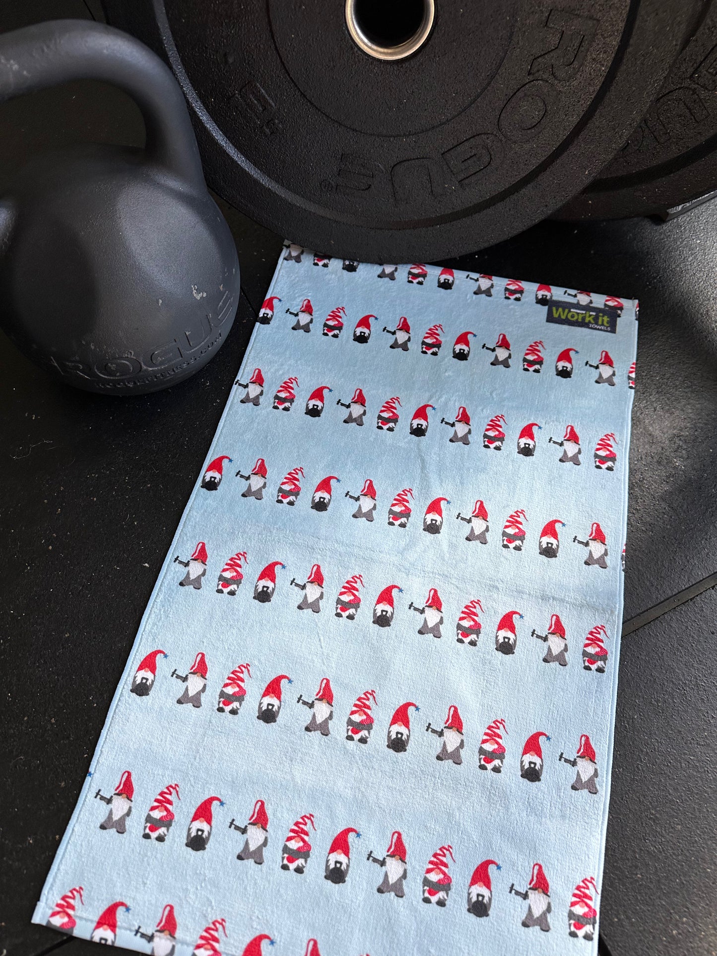 Fitmas Gnomes Gym Towel