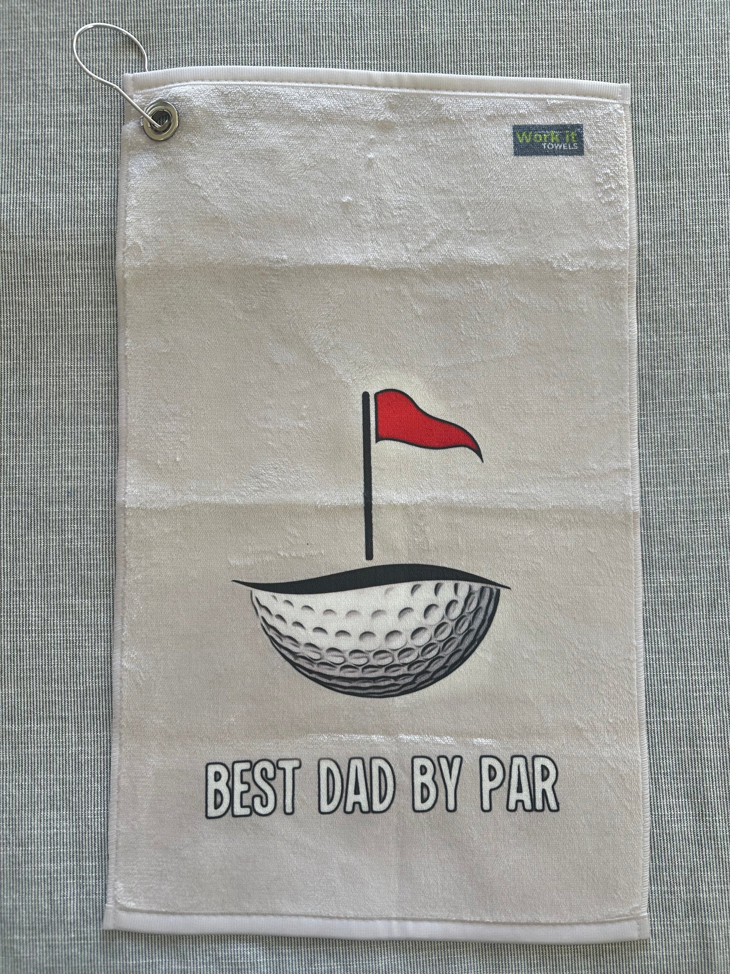 Best Dad by Par Golf Towel