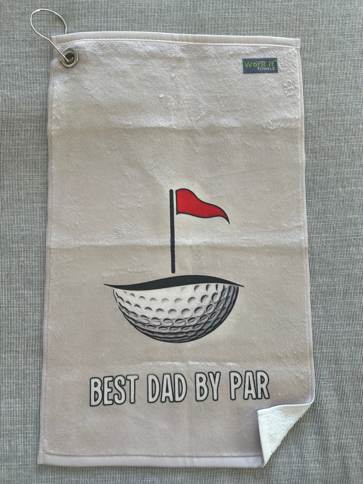 Best Dad by Par Golf Towel