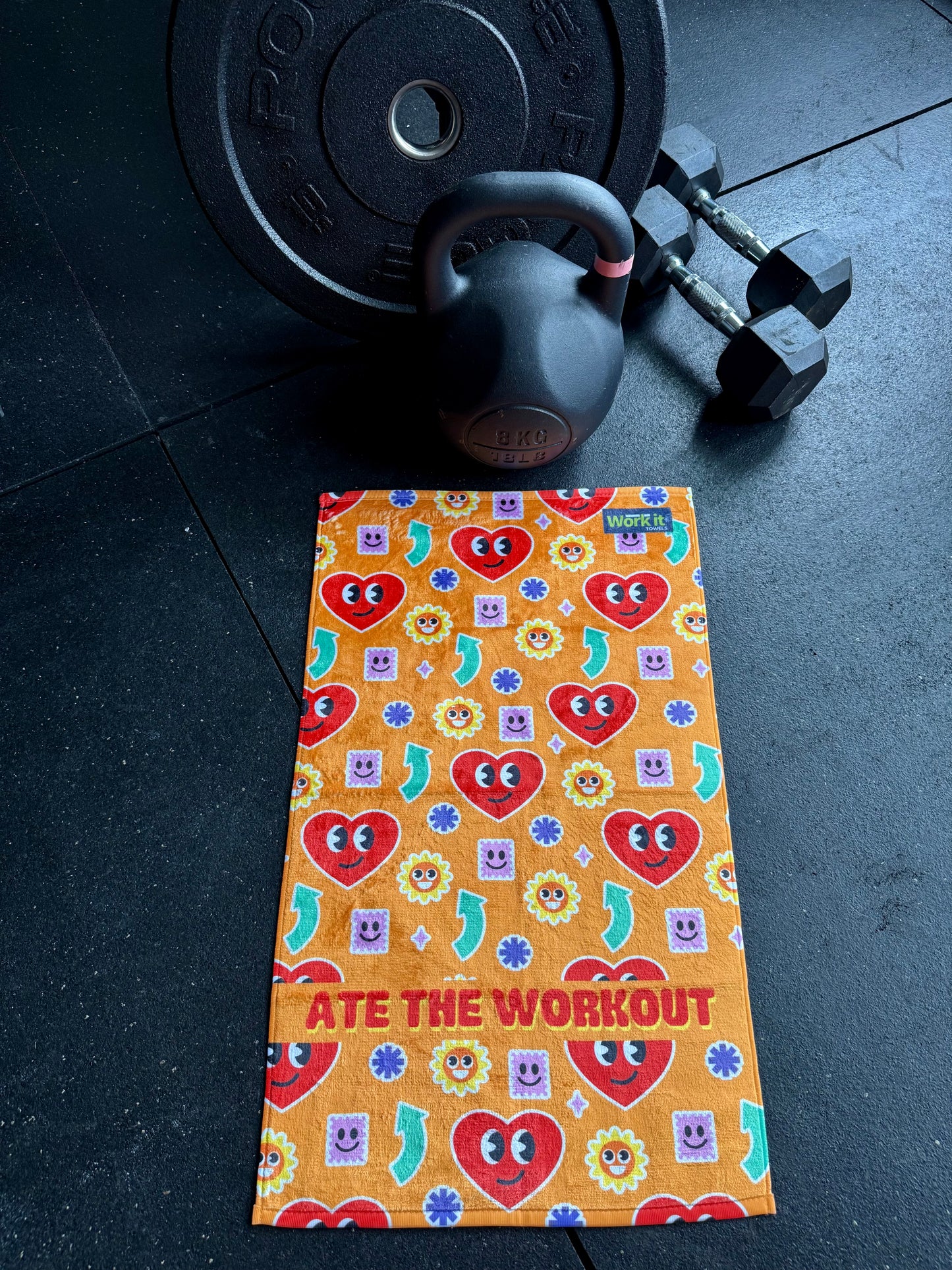 ATE the Workout gym towel