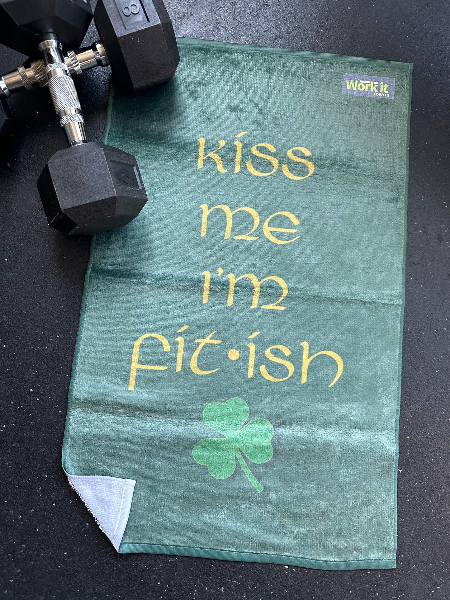 Kiss Me, I'm Fitish Gym Towel