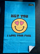 Load image into Gallery viewer, I Love Your Face Gym Towel