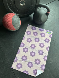 Purple Daisy Gym Towel