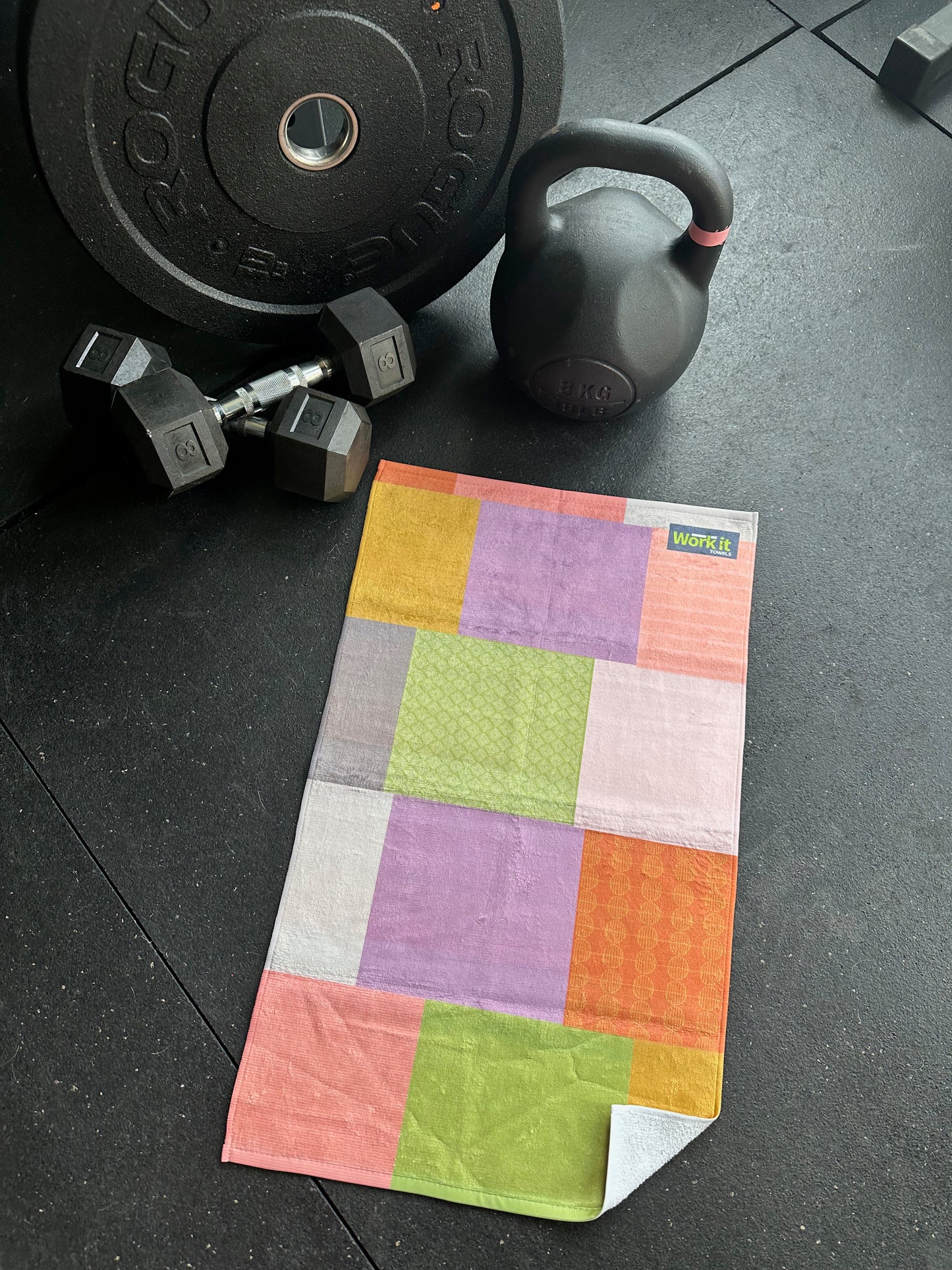 Patchwork Gym Towel