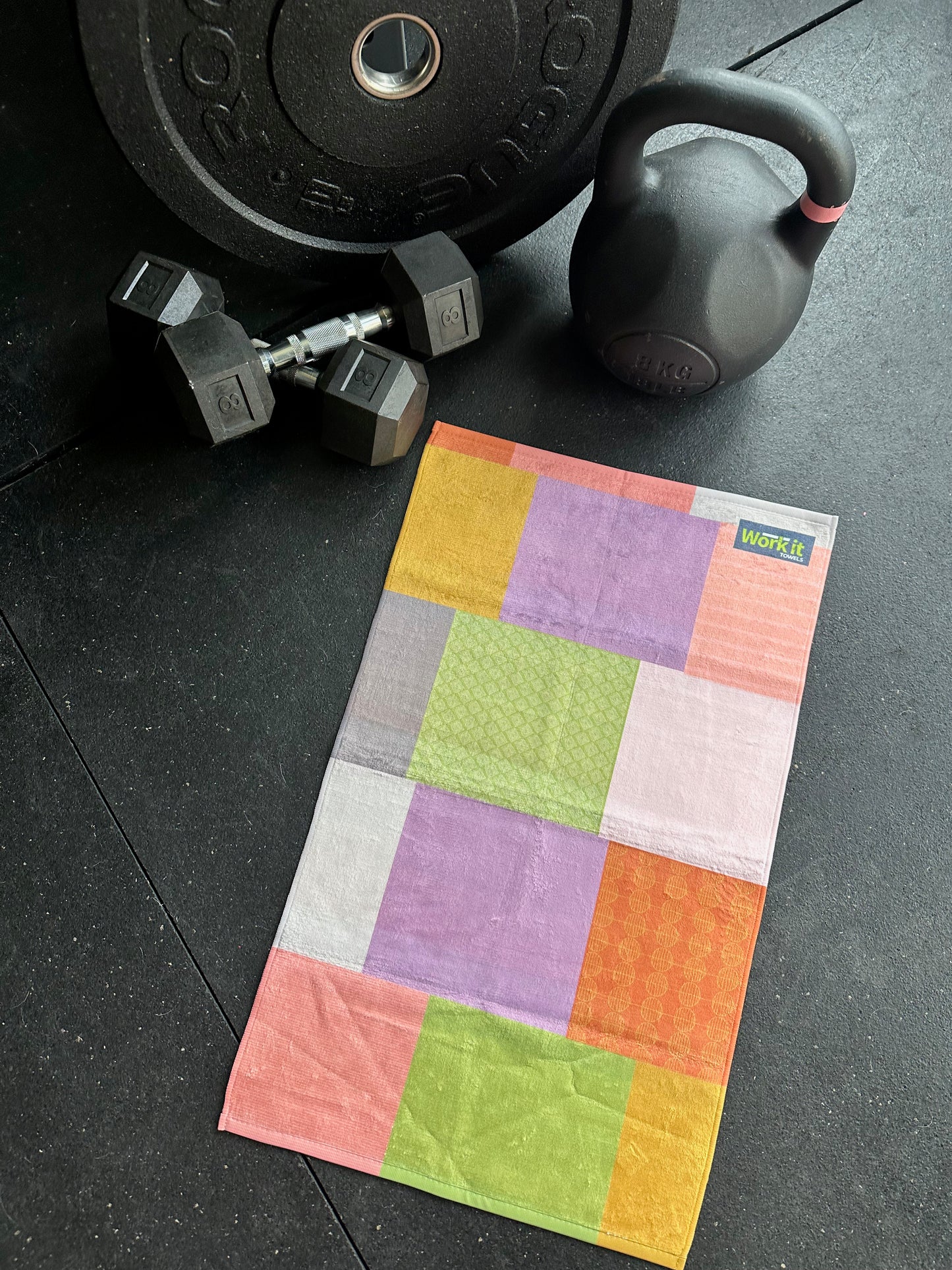 Patchwork Gym Towel