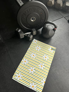 Daisy Stripe Gym Towel
