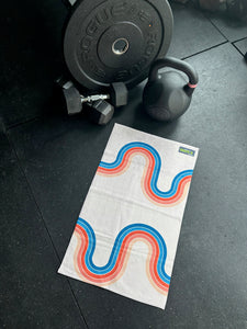 Color Waves Gym Towel