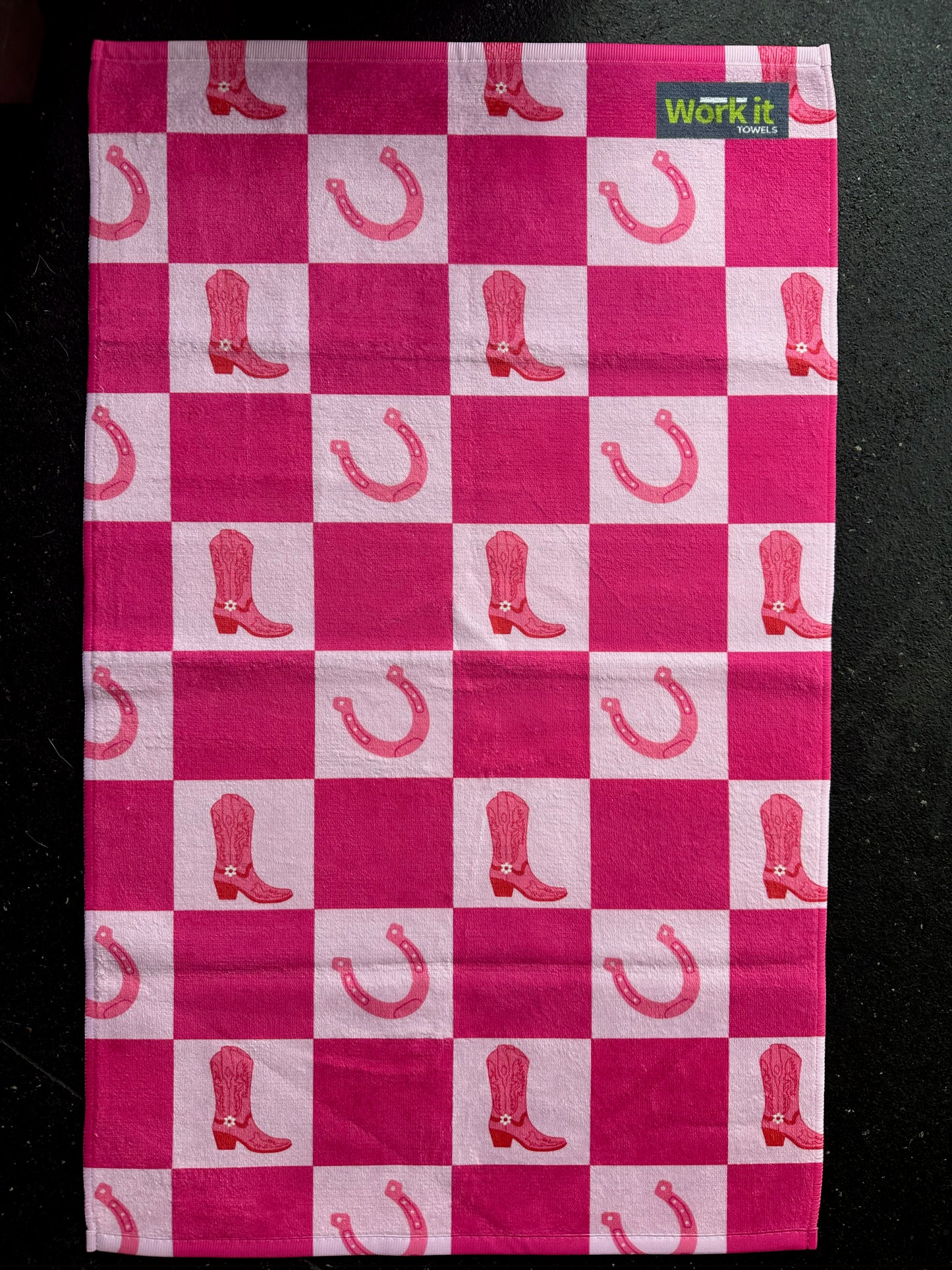 Cowgirl Pink Gym Towel