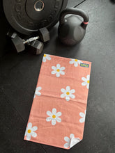 Load image into Gallery viewer, Tickled Pink Daisy Gym Towel