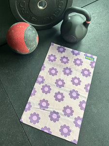 Purple Daisy Gym Towel