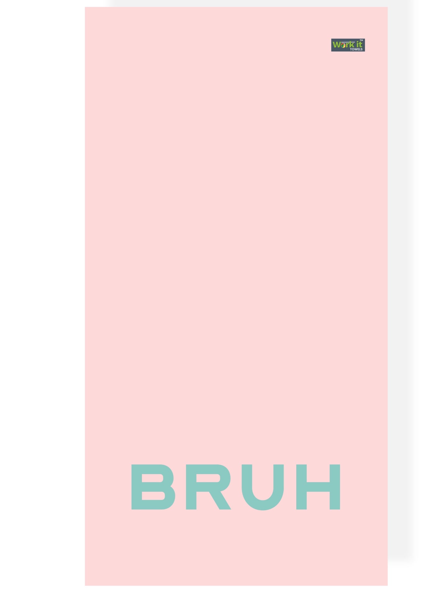 Bruh Beach Towel Blush