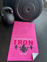 Load image into Gallery viewer, Iron Woman Gym Towel