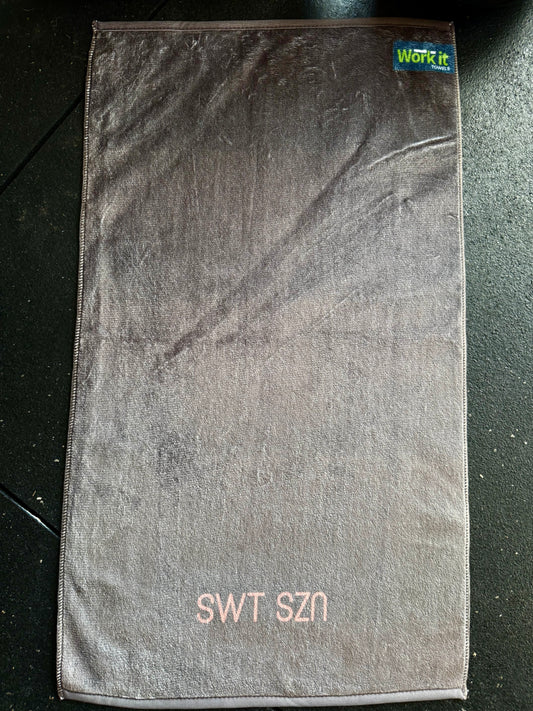 Chocolate SWT SZN premium gym towel