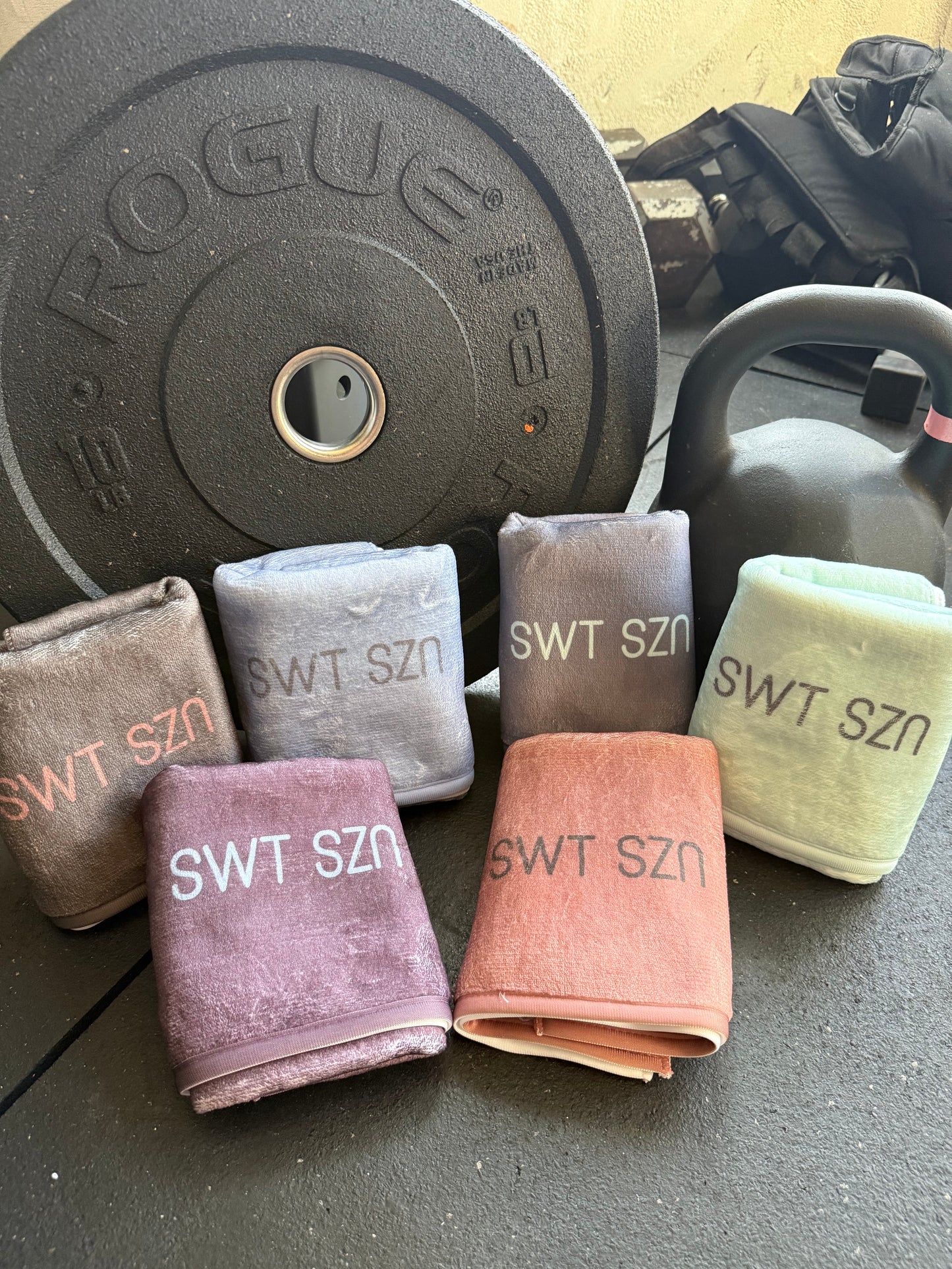 Lavendar SWT SZN premium gym towel