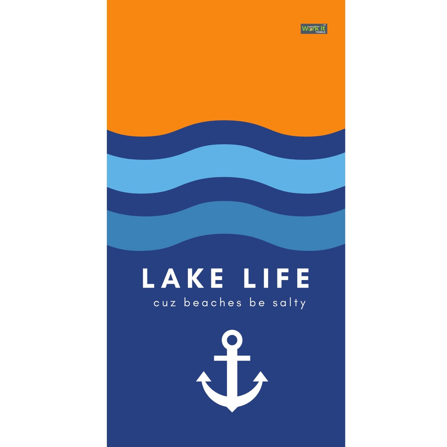 Lake Life Beach Towel (*not personalized)