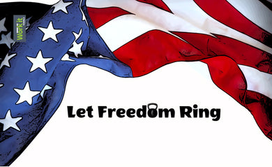 Let Freedom Ring Patriotic Gym Towel