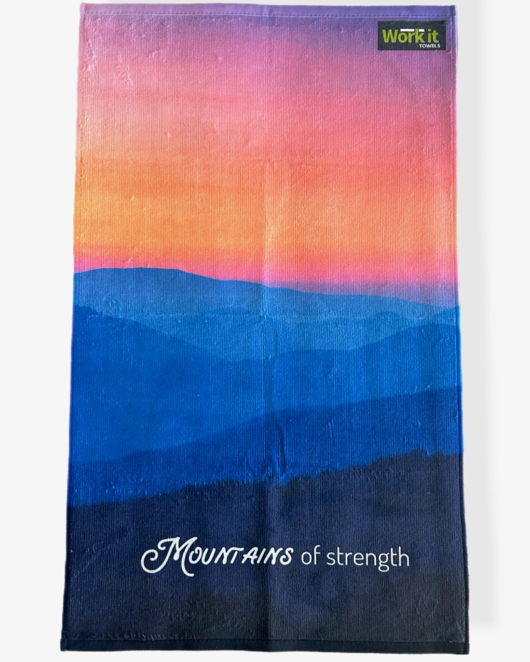 Mountains of Strength- A Gym Towel benefiting Hurricane Helene victims