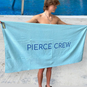 Personalized Beach Towel- Sky Blue