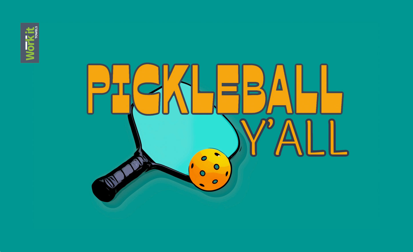 Pickleball Y'All Gym Towel