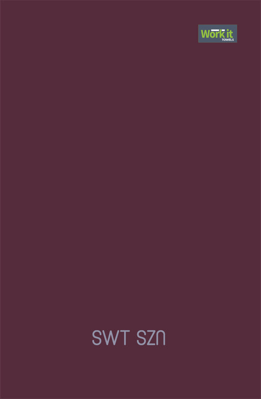 Wine color SWT SZN premium gym towel