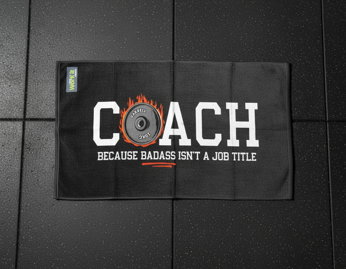 Coach Plate Gym Towel