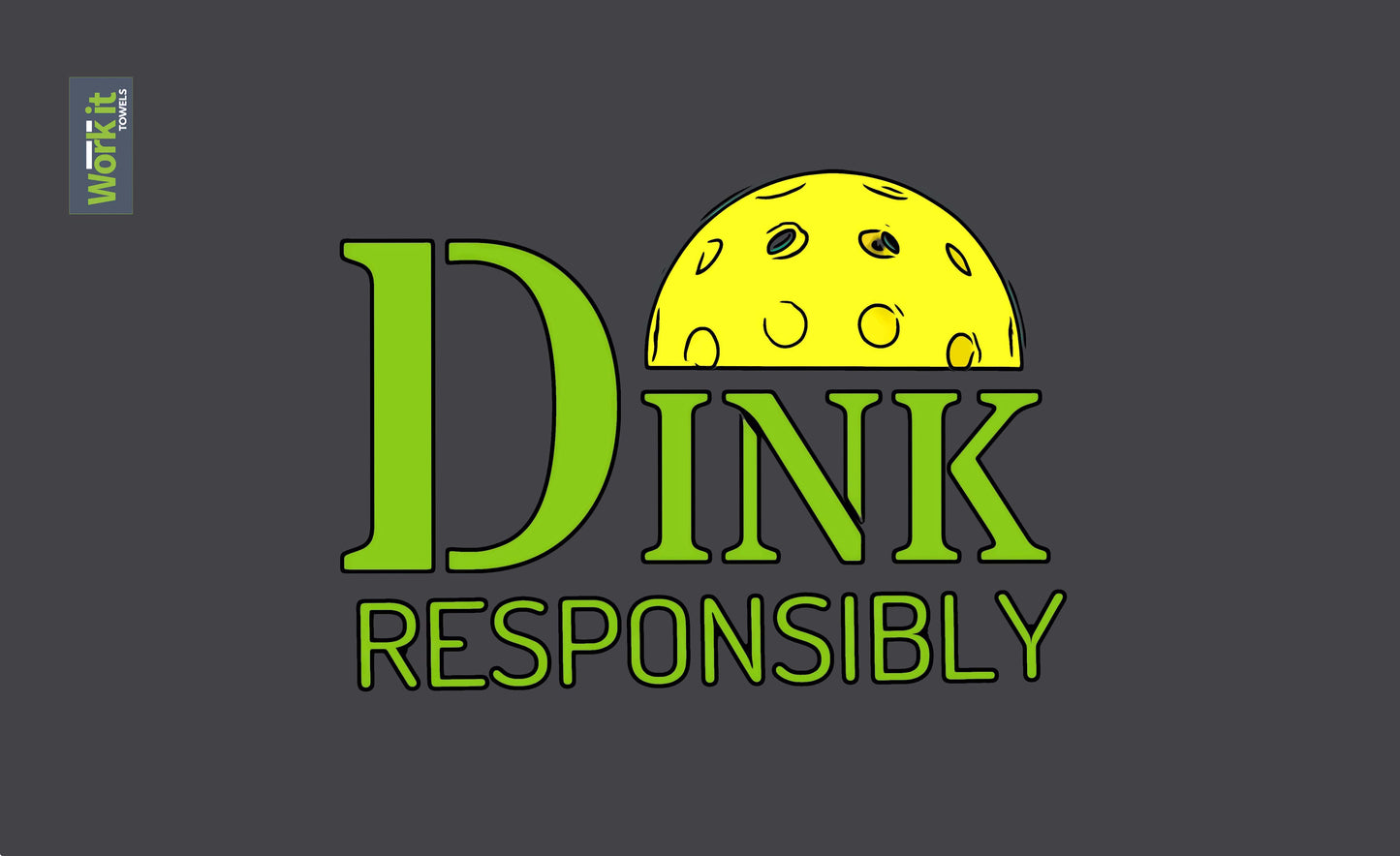 Dink Responsibly Gym Towel