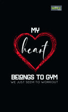 Load image into Gallery viewer, My Heart Belongs to Gym- Gym Towel